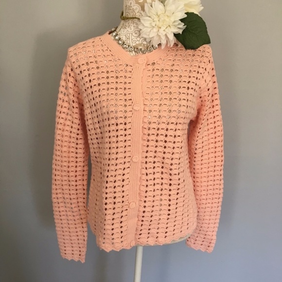 Sundance Sweaters - Sundance // NWT Pink Spring Break Knit Cardigan L